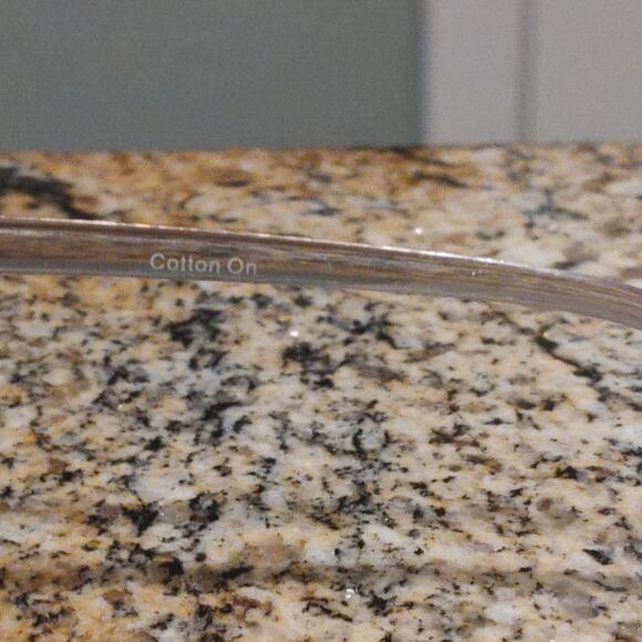 Cotton On Lorne Polarized Sunglasses Mens Gray Transparent Round Frame UV Cal 3 - Picture 6 of 14